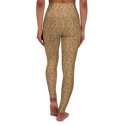 Yoga Leggings - Leopard Print Athleisure Wear