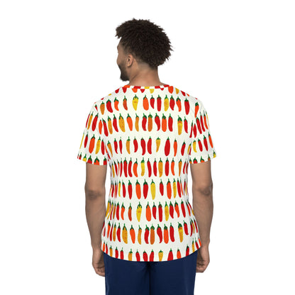 Men's Tee - Hot Chili Peppers Sports Shirt