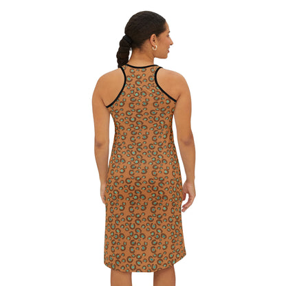 Women’s Racerback Dress - Southwestern Cougar Animal Print