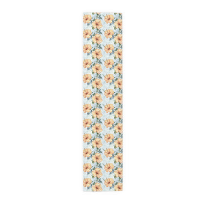 Table Runner - Tropical Hibiscus Floral Dining Decor