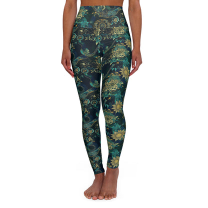 Yoga Leggings - Mandalas Year Of The Snake Athleisure Wear