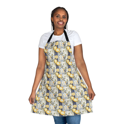 Apron – Mediterranean Tuscan Olives And Lemons