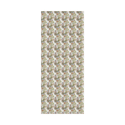Wrapping Paper - Easter Bunny Village Watercolor Toile Gift Wrap