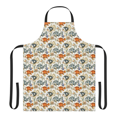 Apron - Colorful Fish Pattern For Seafood Chefs