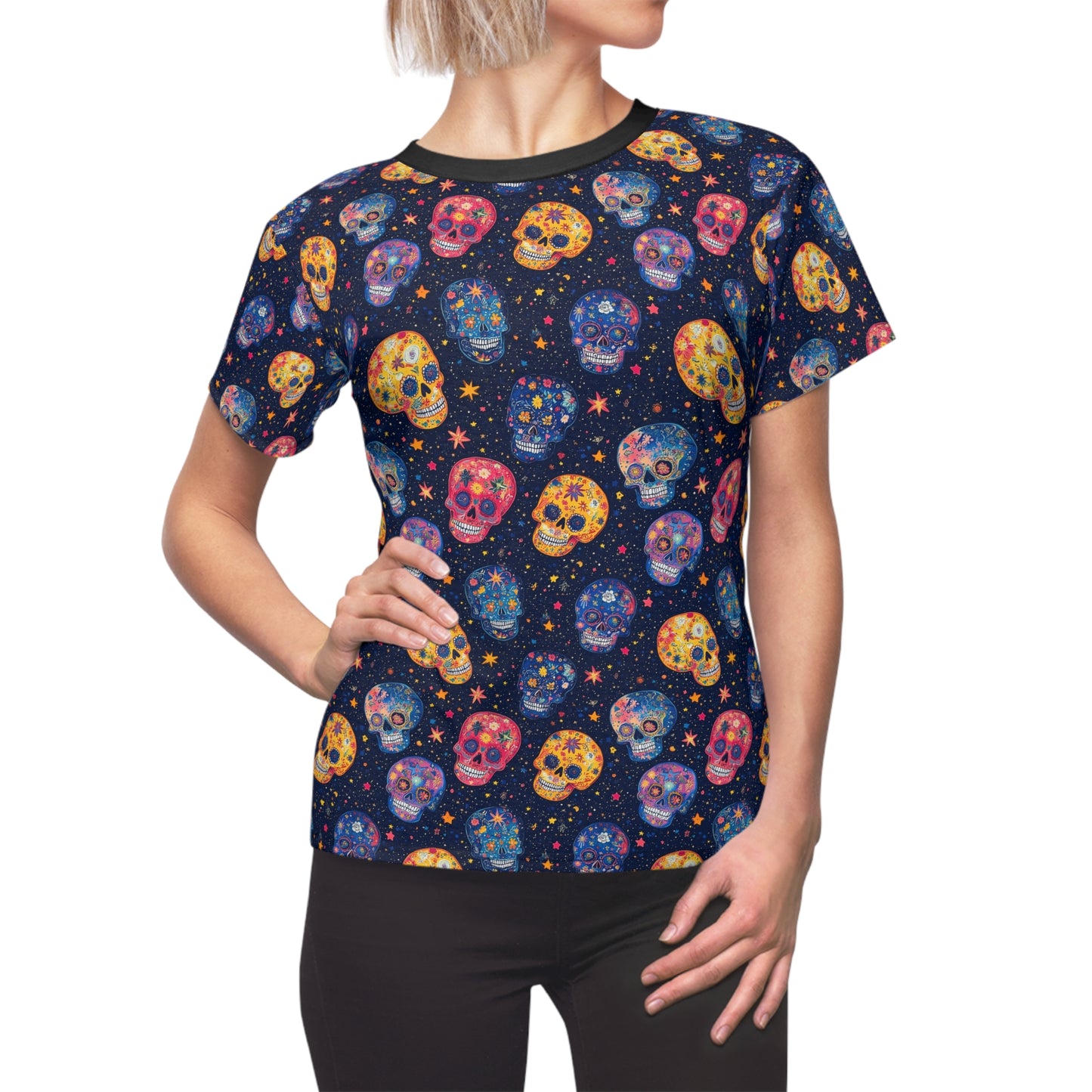 Women's Tee - Day of the Dead Painted Skulls