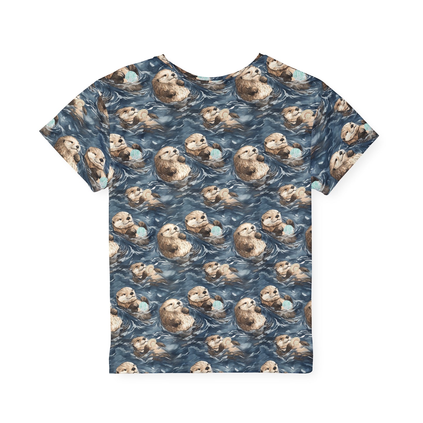 Kids Tshirt - Sea Otters Sports Jersey for Active Children