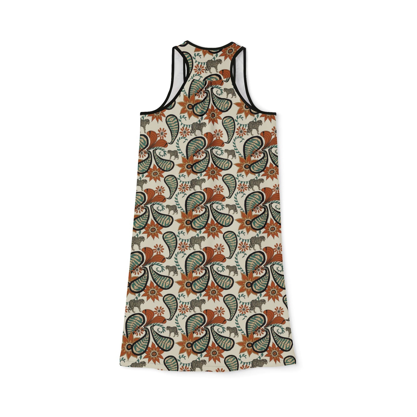 -Women's Clothing - Paisley Cougar Racerback Dress