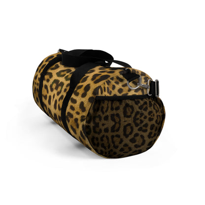 Duffel Bag - African Leopard Skins Pattern, Travel, Gym And Storage Duffel Bag In Two Sizes, Shoulder Strap