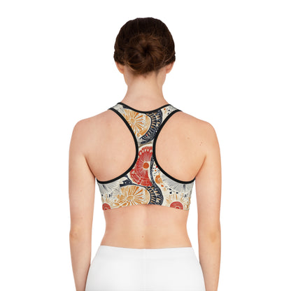 Sports Bra - Vibrant Geometric Mandalas