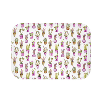 Bath Mat Southwest Cactus in Bloom
