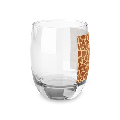 Glassware - Giraffe Pattern Whiskey Glass Unique Animal Print