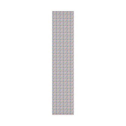 Wrapping Paper - Gold Outlines On Watercolor Easter Eggs In Pastels