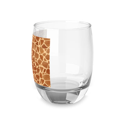 Glassware - Giraffe Pattern Whiskey Glass Unique Animal Print