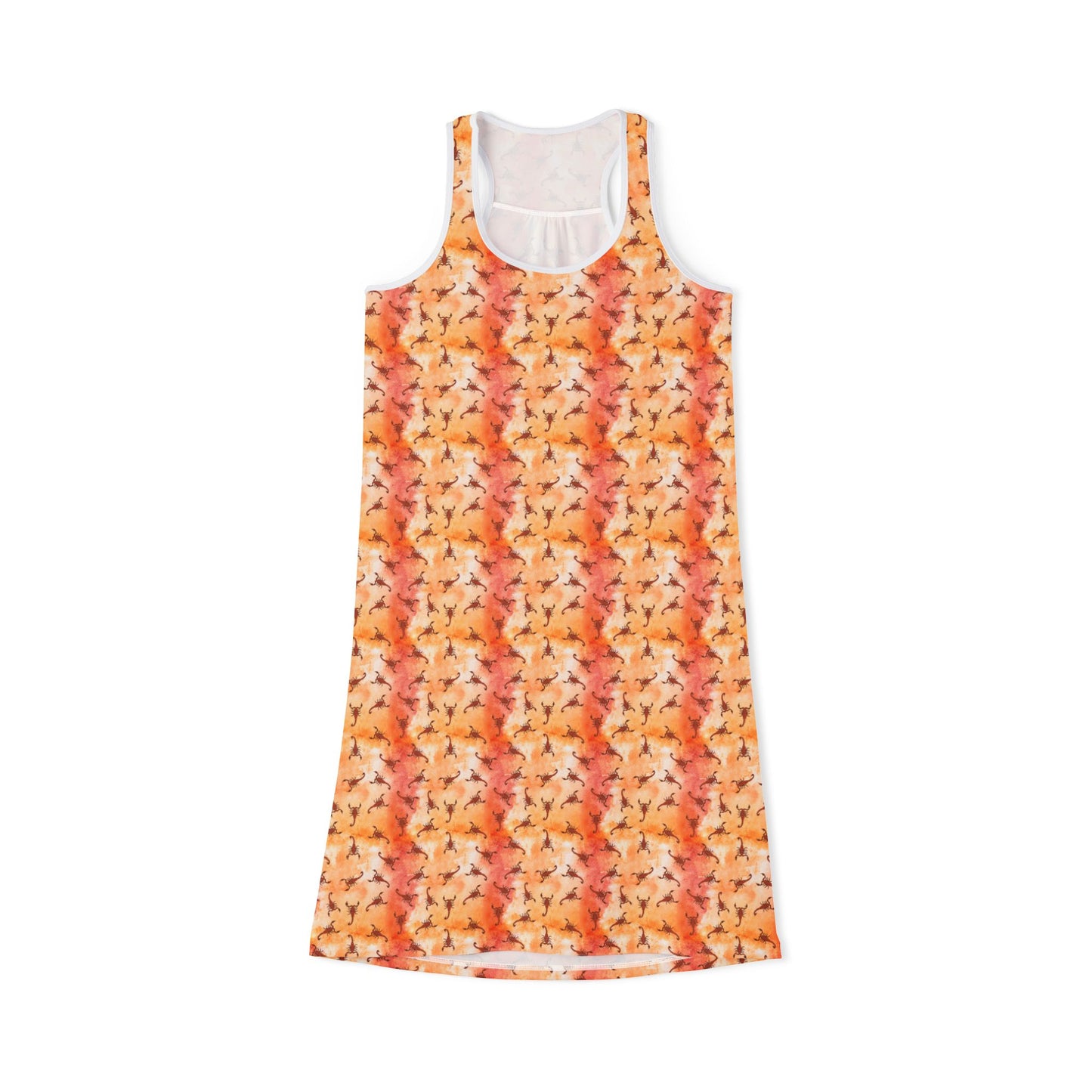 Women's Racerback Dress - Southwest Scorpions On Desert Sands