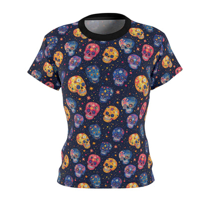 Women's Tee - Day of the Dead Painted Skulls