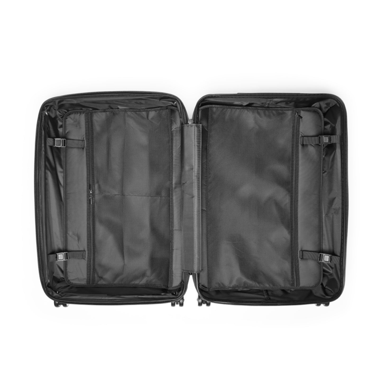 Travel Suitcase - Coastal Navy Wave Pattern