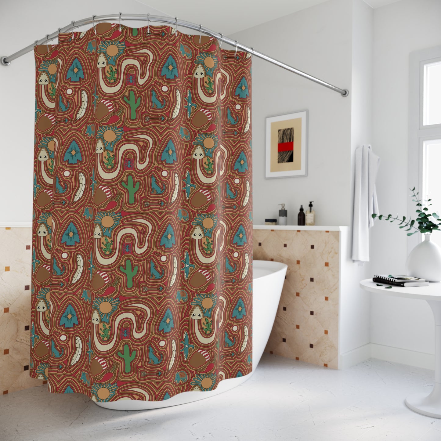 Shower Curtains - Southwest Desert Animals