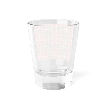Glassware - Scottish Plaid Shot Glass 1.5oz for Holiday Celebrations
